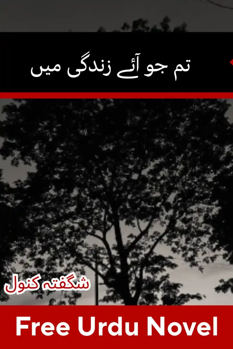 Tum Jo Aye Zindagi Main Novel By Shagufta Kanwal